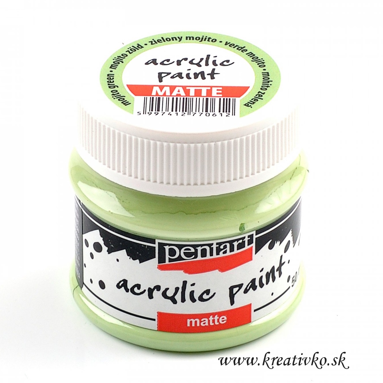 Akrylová farba PENTART (matná) 50 ml - mohito zelená