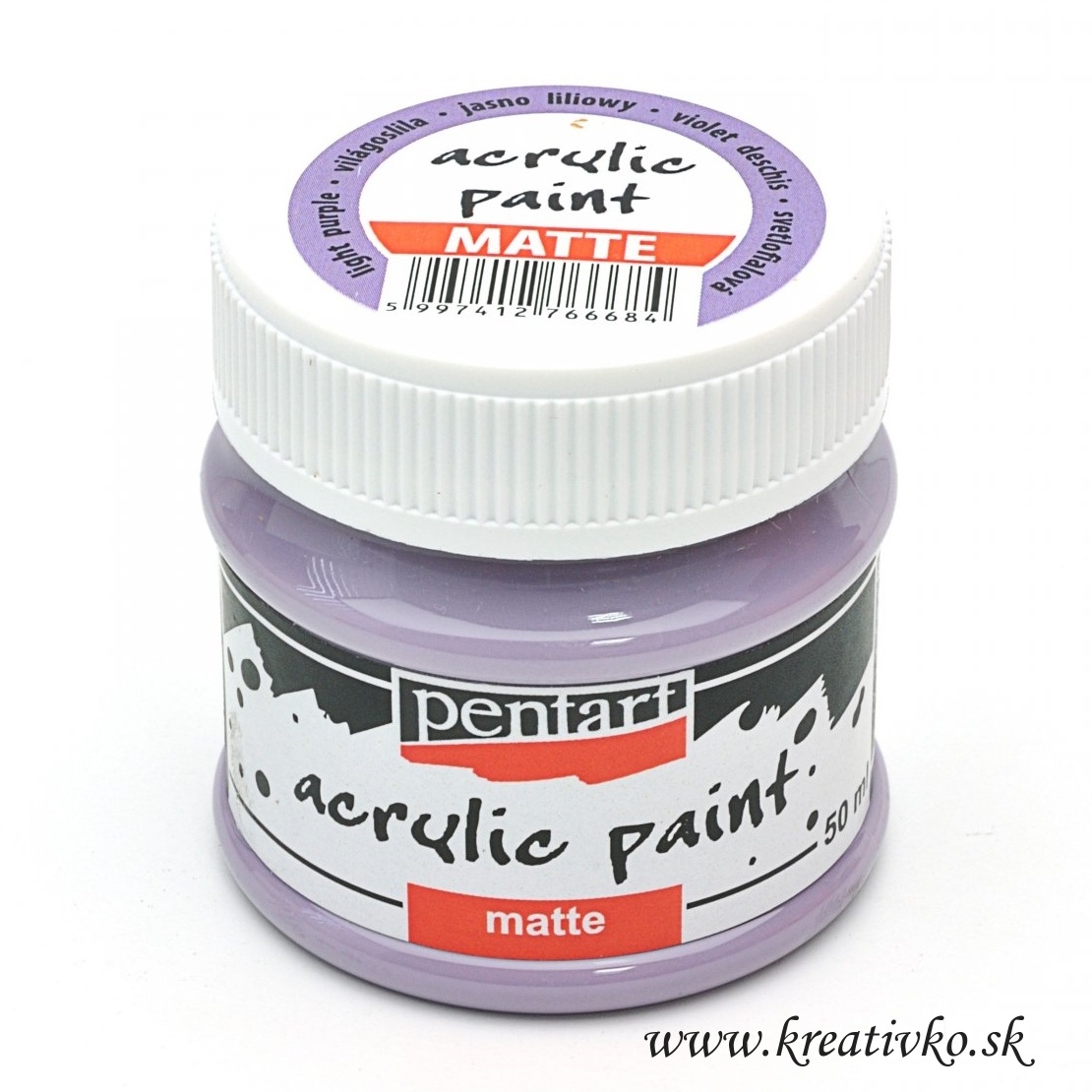 Akrylová farba PENTART (matná) 50 ml - svetlá fialová