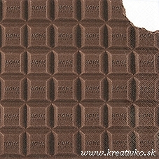 Servítka 33 x 33 cm - Čokoláda