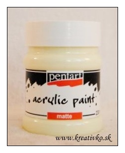 Akrylová farba PENTART (matná) 230 ml - maslová