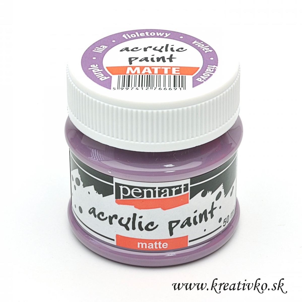 Akrylová farba PENTART (matná) 50 ml - fialová