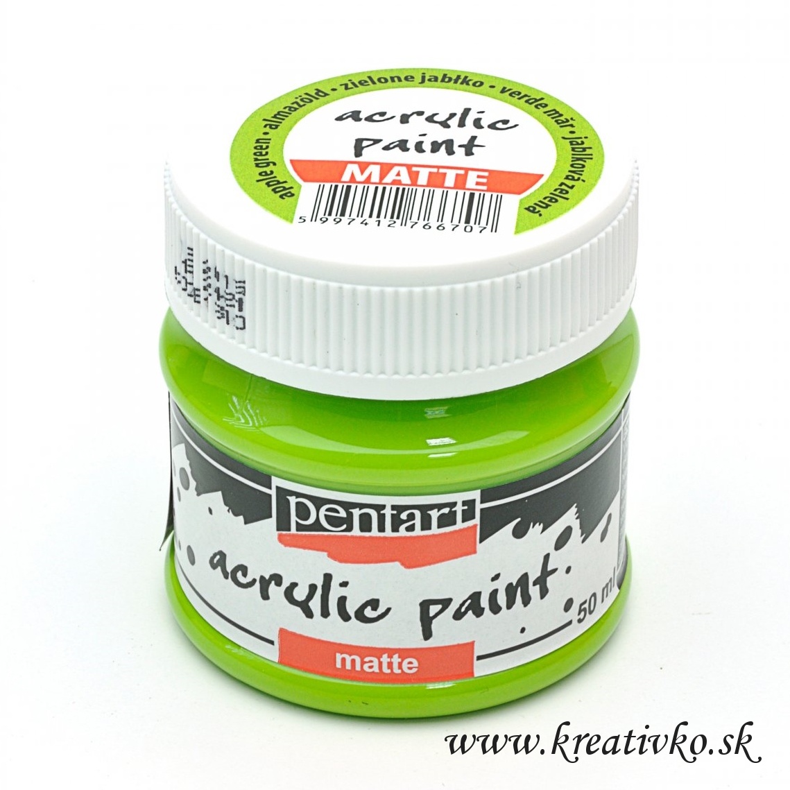 Akrylová farba PENTART (matná) 50 ml - jablková zelená