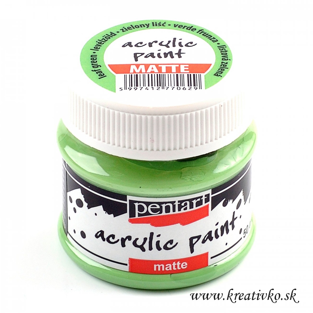 Akrylová farba PENTART (matná) 50 ml - listová zelená