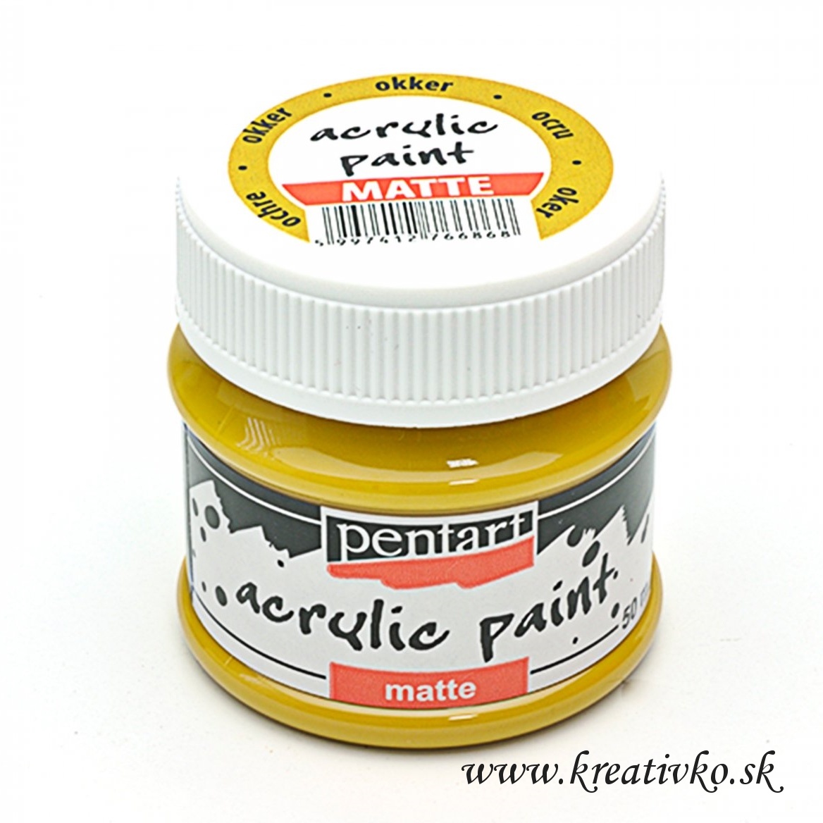 Akrylová farba PENTART (matná) 50 ml - okrová