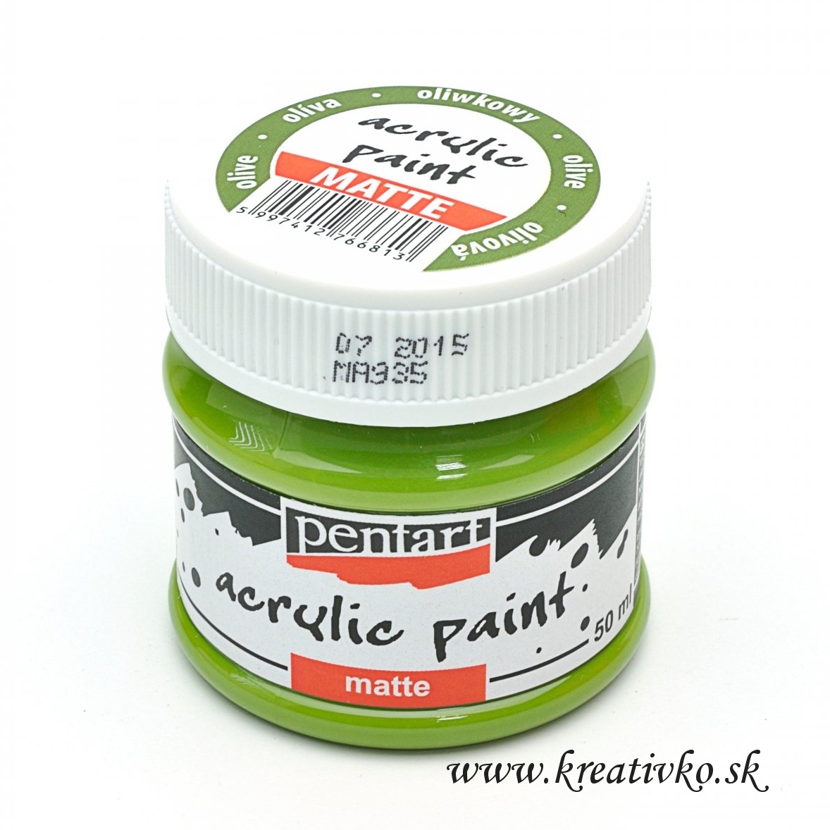 Akrylová farba PENTART (matná) 50 ml - olivová