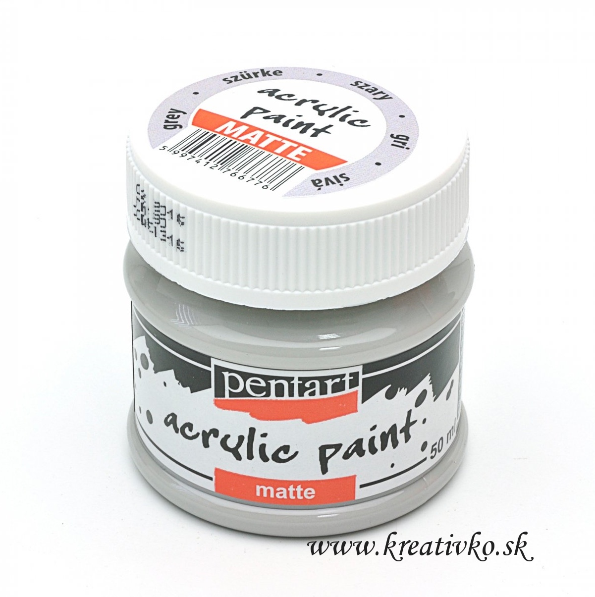 Akrylová farba PENTART (matná) 50 ml - sivá