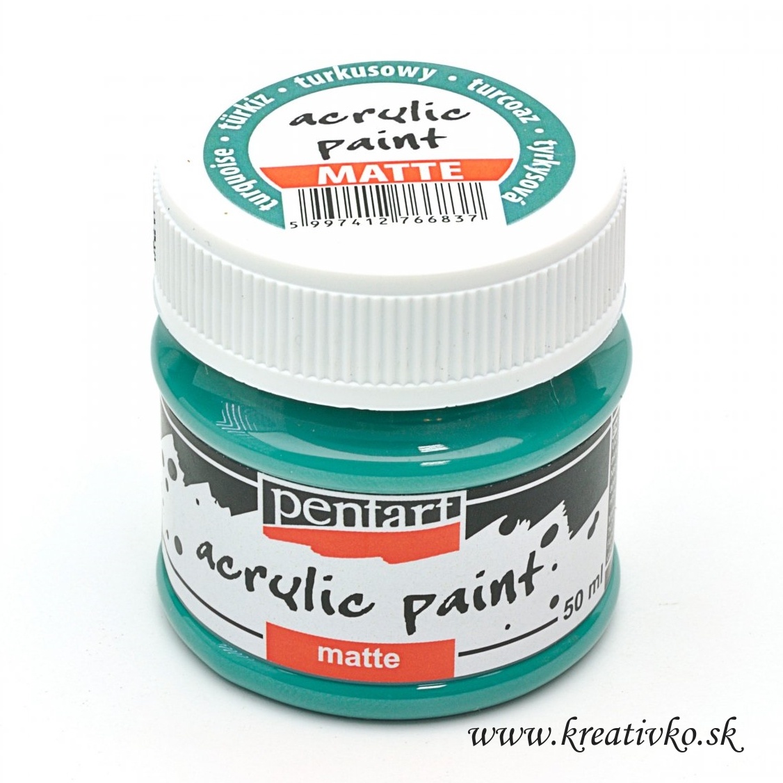 Akrylová farba PENTART (matná) 50 ml - tyrkysová