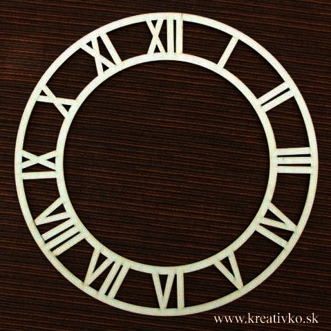 Ciferník na hodiny (rímske čísla) - pr. 33,0 cm