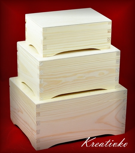 Drevená krabica: RETRO - (16,0 x 11,0 x 6,5 cm)