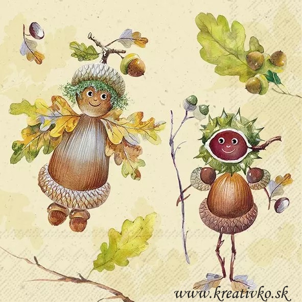 Servítka 33 x 33 cm - Gaštankovia