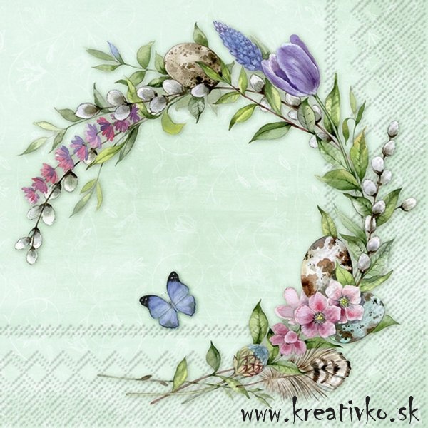 Servítka 33 x 33 cm - Venček (M)