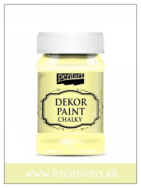 Dekor Paint Soft 100 ml - žltá