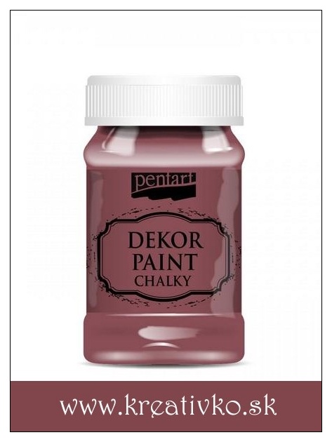 Dekor Paint Soft 100 ml - burgundská červená