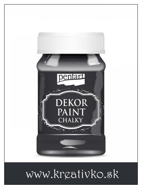 Dekor Paint Soft 100 ml - čierna