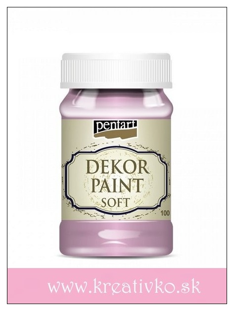 Dekor Paint Soft 100 ml - baby ružová