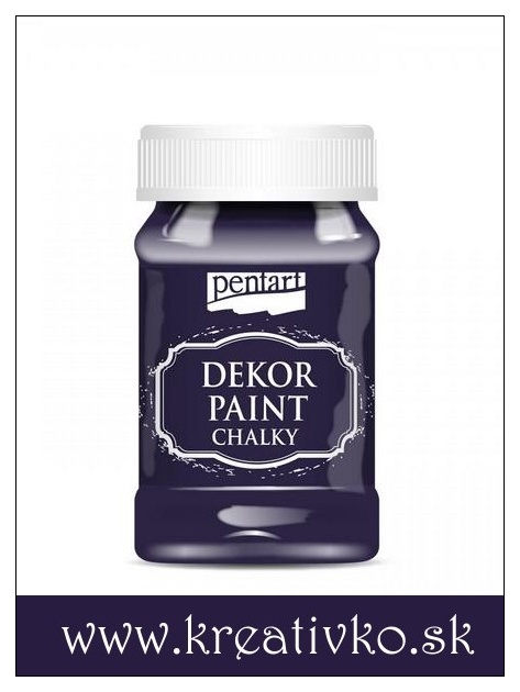 Dekor Paint Soft 100 ml - baklažánová