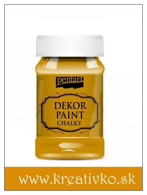 Dekor Paint Soft 100 ml - horčicová žltá