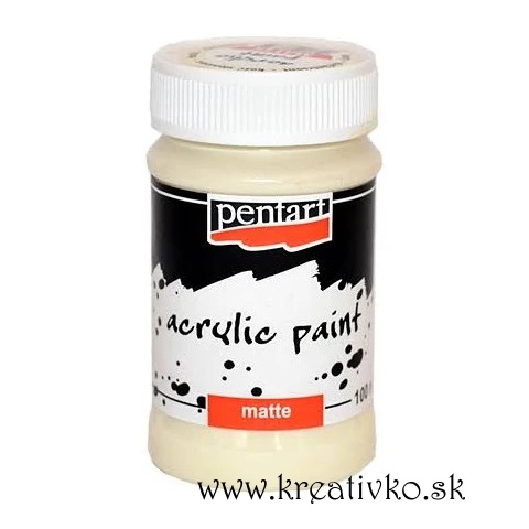 Akrylová farba PENTART (matná) 100 ml - slonovinová