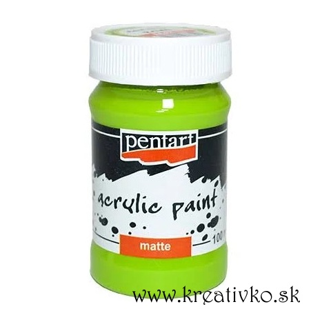 Akrylová farba PENTART (matná) 100 ml - jablková zelená