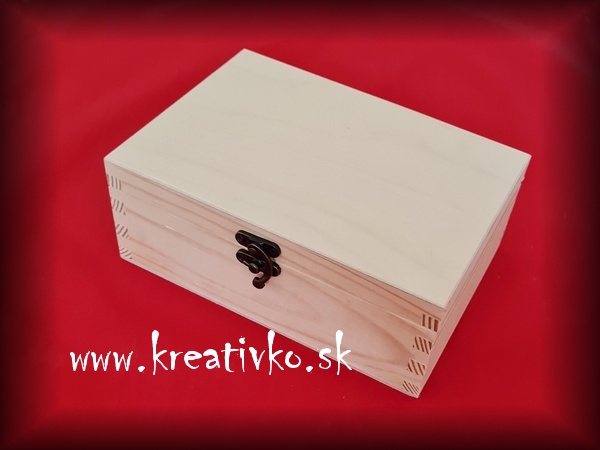 Drevená krabica OBDĹŽNIK - (17,5 x 11,5 x 7,0 cm) - Z