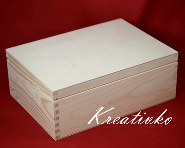 Drevená krabica OBDĹŽNIK - (22,5 x 16,0 x 8,0 cm)
