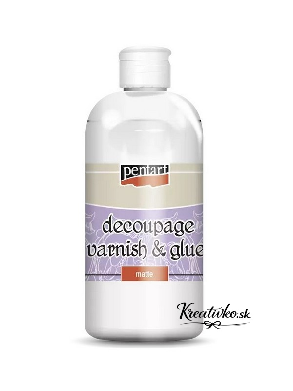 Decoupage lepidlo s lakom, matné - 500 ml