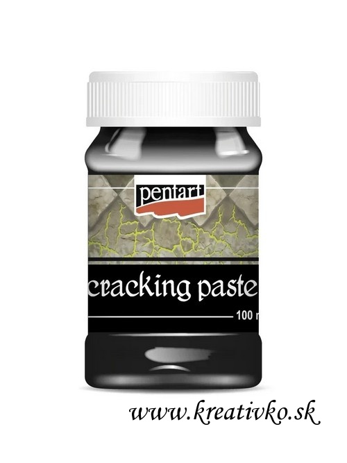 Krakelovacia pasta 3D čierna (2. zložka) - 100 ml