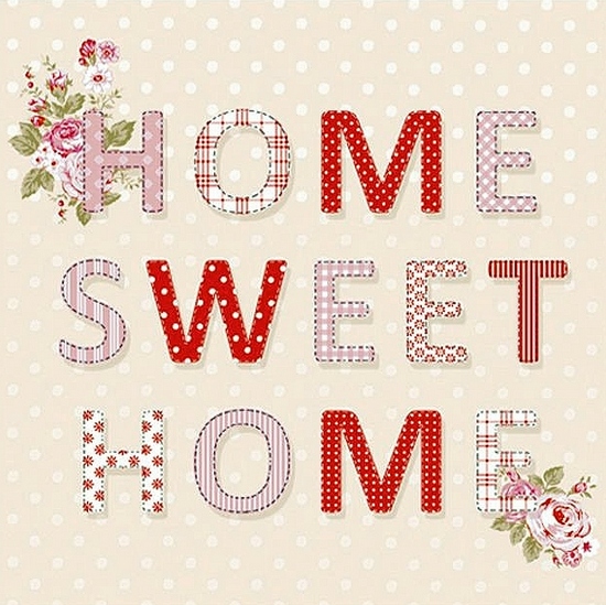 Servítka 33 x 33 cm - Home Sweet Home