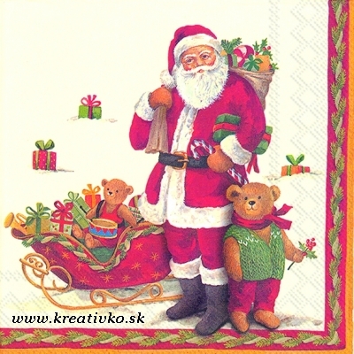 Servítka 33 x 33 cm - Mikuláš