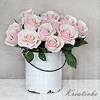 Servítka 33 x 33 cm - Vintage ruže