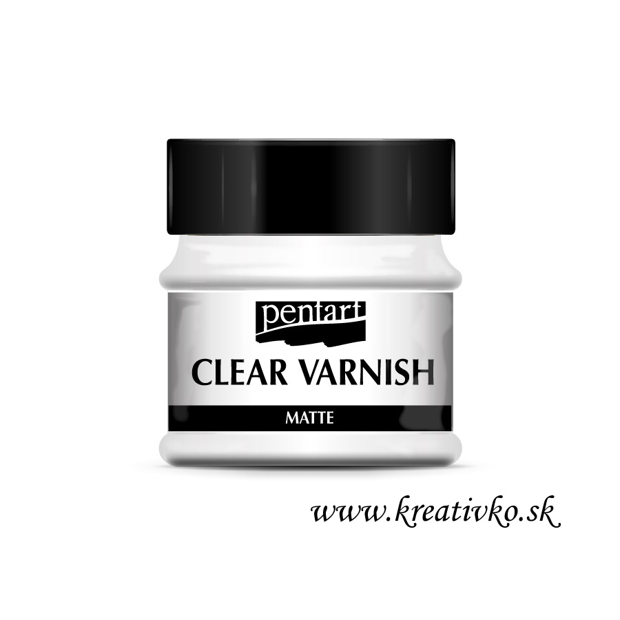 Lak CLEAR VARNISH matný - 50 ml 
