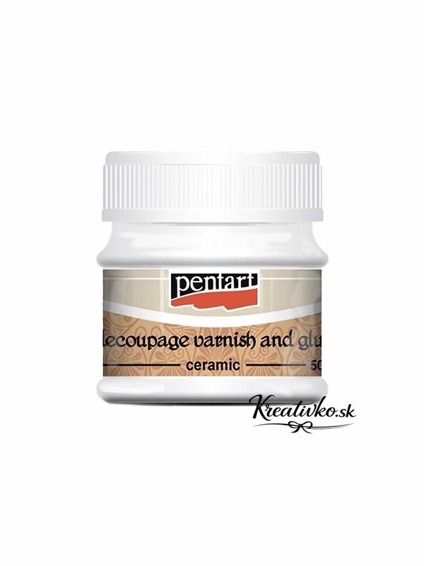 Decoupage lepidlo s lakom na keramiku - 50 ml