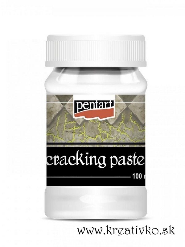 Krakelovacia pasta 3D biela (2. zložka) - 100 ml